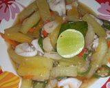 Foto langkah ke 7 dari resep Tumis kulit semangka with squid.