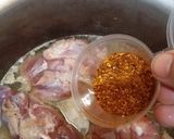A picture of step 1 of Mutton Karhai.