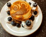 Amerikai palacsinta 🥞🫐 recept fázis 4 fotója