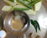 সজনে ডাঁটা দিয়ে কাতলা মাছের ঝোল(sojne data diye katla macher jhol recipe in Bengali) রেসিপি ধাপ - 1 ছবি
