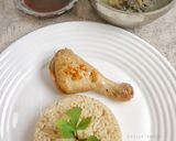 Foto langkah ke 11 dari resep Nasi ayam Hainan PAPA (dengan Saus Hainan dan Sop sayur asin).