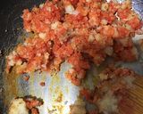 A picture of step 2 of Tiranga soji sira cake.