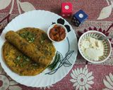 A picture of step 4 of Methi Thepla.