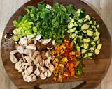 A picture of step 1 of Thai coconut butter chicken curry 🍗.