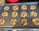 A picture of step 5 of Peanut Butter Chocolate Chip Cookies.