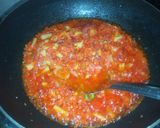 A picture of step 3 of White rice with egg and awara (tofu)sauce.
