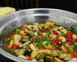 Foto langkah ke 5 dari resep Tumis Jamur Udang.