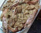 Φωτογραφία βήματος 9 της συνταγής Φαρφάλες με Γαρίδες και Μανιτάρια