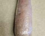 A picture of step 4 of Brad's Chicken Cordon Bleu.
