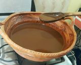 A picture of step 8 of Mole poblano.