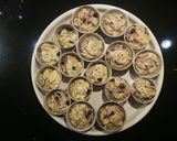 Φωτογραφία βήματος 6 της συνταγής Muffins με μύρτιλα, ξύσμα λεμονιού και παπαρουνόσπορο