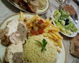 صورة لخطوة 4 من وصفة دجاج منزوع العضام مع الأرز