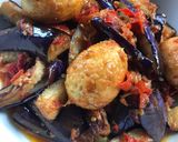 Foto langkah ke 7 dari resep Balado Terong Telur dengan Teri.