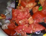 A picture of step 2 of Qeema Aloo!.