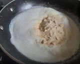 A picture of step 1 of PANEER KALAKAND.