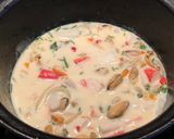 A picture of step 6 of Seafood Potjie.