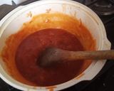 A picture of step 3 of Spaghetti and meatballs.