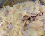 A picture of step 3 of Alo chicken kabab.