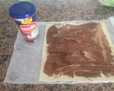 Foto del paso 1 de la receta: Coca de hojaldre rellena de Nocilla