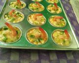 Foto langkah ke 7 dari resep Frittata / Muffin Telur Udang Jagung 27.08.2018.