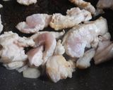 Hình bước làm 1 của món Đậu hũ và thịt vai xay sốt cà chua