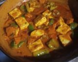 নিরামিষ কড়াই পনির রেসিপির ধাপ 3 ছবি