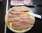 Baconbe göngyölt gombával töltött csirkemell recept fázis 1 fotója