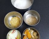 A picture of step 1 of Masala milk.