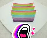Foto langkah ke 5 dari resep Kue Lapis Tepung Beras n Tapioka Rainbow 🌈🌈.
