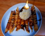 Foto langkah ke 5 dari resep Lumpia Tape Singkong Tabur Coklat Keju.