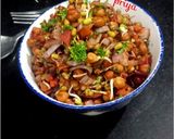 A picture of step 5 of Moong Chana Chaat.