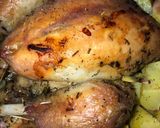 Une image de l'étape 1 de Poulet au four ail&thym.