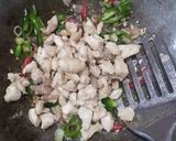 Foto langkah ke 3 dari resep Oseng Ayam Cabe Bawang.
