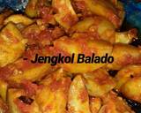 Jengkol balado langkah memasak 10 foto