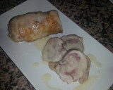 Foto del paso 16 de la receta: Muslos de pollo relleno en salsa de cebolla