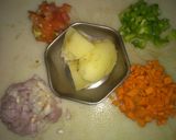 A picture of step 1 of Masala potato Sandwich.