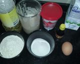 Foto del paso 1 de la receta: Muffins de banana rellenos con dulce de leche
