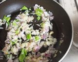 A picture of step 2 of Mini egg veggie pancakes.