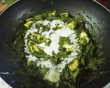 A picture of step 8 of Palak Paneer.