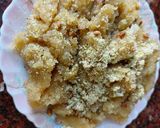 A picture of step 3 of Semolina dry fruit halwa.