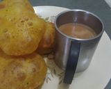 A picture of step 6 of Masala puri.
