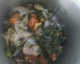 A picture of step 3 of Hadrabadi paneer.