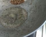 A picture of step 3 of Whole Moong with Garlic.