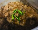 A picture of step 4 of Spicy Beef pulao.