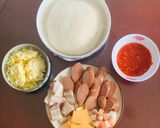 Hình bước làm 2 của món Pizza (nồi chiên ko dầu)