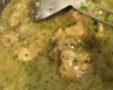 A picture of step 5 of Chicken green masala.