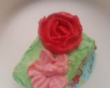 Foto langkah ke 9 dari resep Sponge Cake with Decoration Flower.