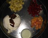 A picture of step 2 of Chocolate fruit shrikand.