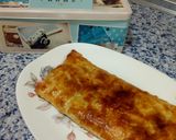 Foto del paso 5 de la receta Rollo de hojaldre relleno de ajos tiernos, trigueros y gambas