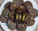 عکس مرحله 5 از دستور رولت خرما وحلوا 😋